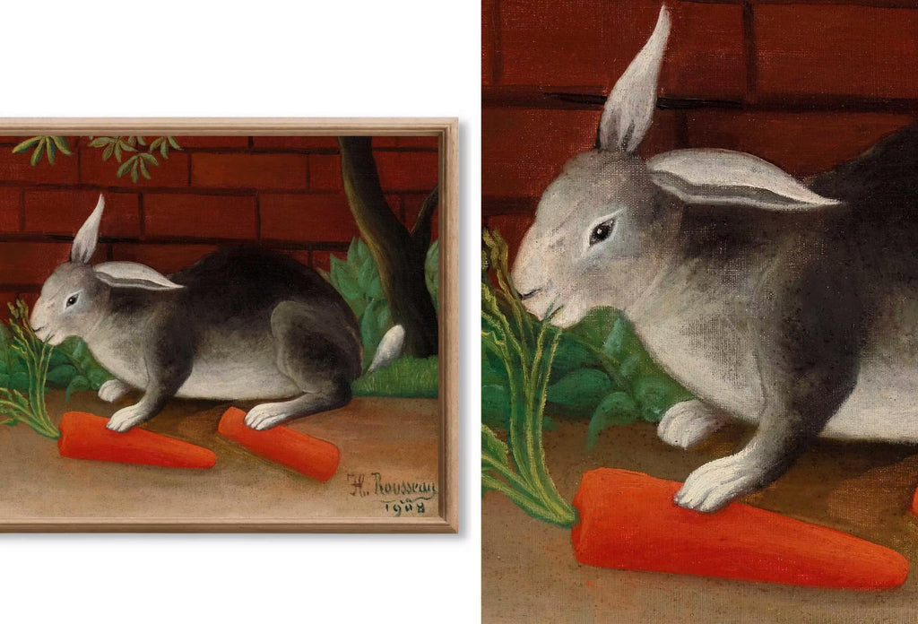 Frame TV Art -  Henri Rousseau Primitive Decor  | Botanical Wall Art |  Tropical Art Set of 40 for The Frame TV