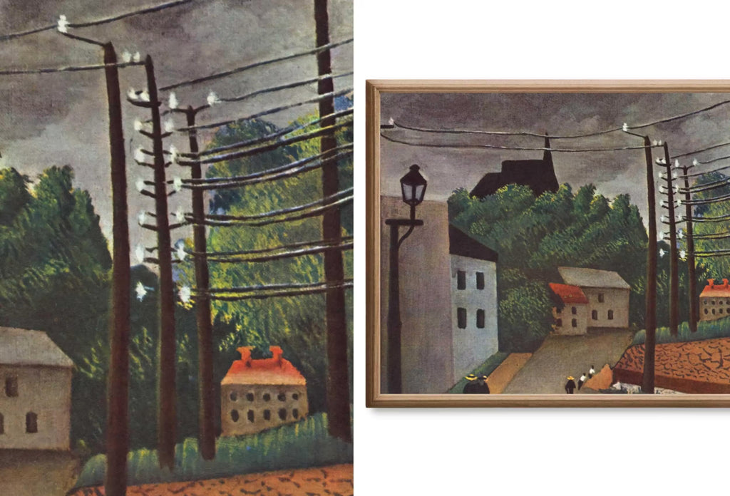 Frame TV Art -  Henri Rousseau Primitive Decor  | Botanical Wall Art |  Tropical Art Set of 40 for The Frame TV