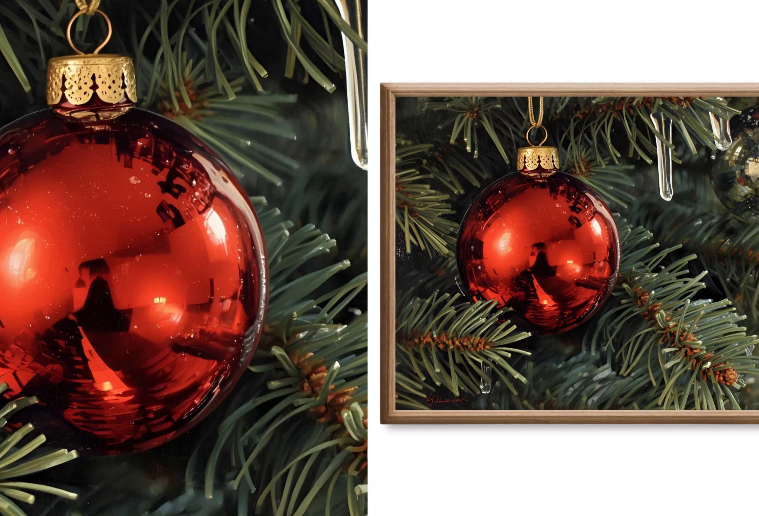 Mid Century Modern Christmas Frame TV Art | MCM Christmas decor for Samsung Frame TV, Retro & Vintage