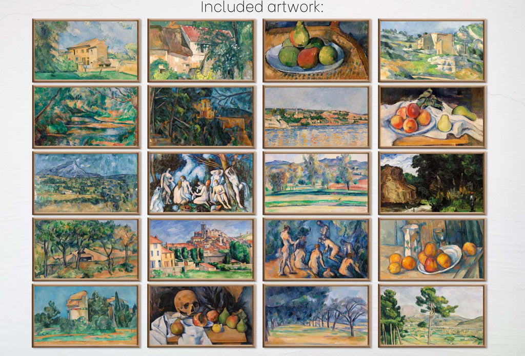 Cezanne Frame TV Art — Vintage Art Oil Paintings Impressionist Collection | Samsung Frame TV Art 4K HD