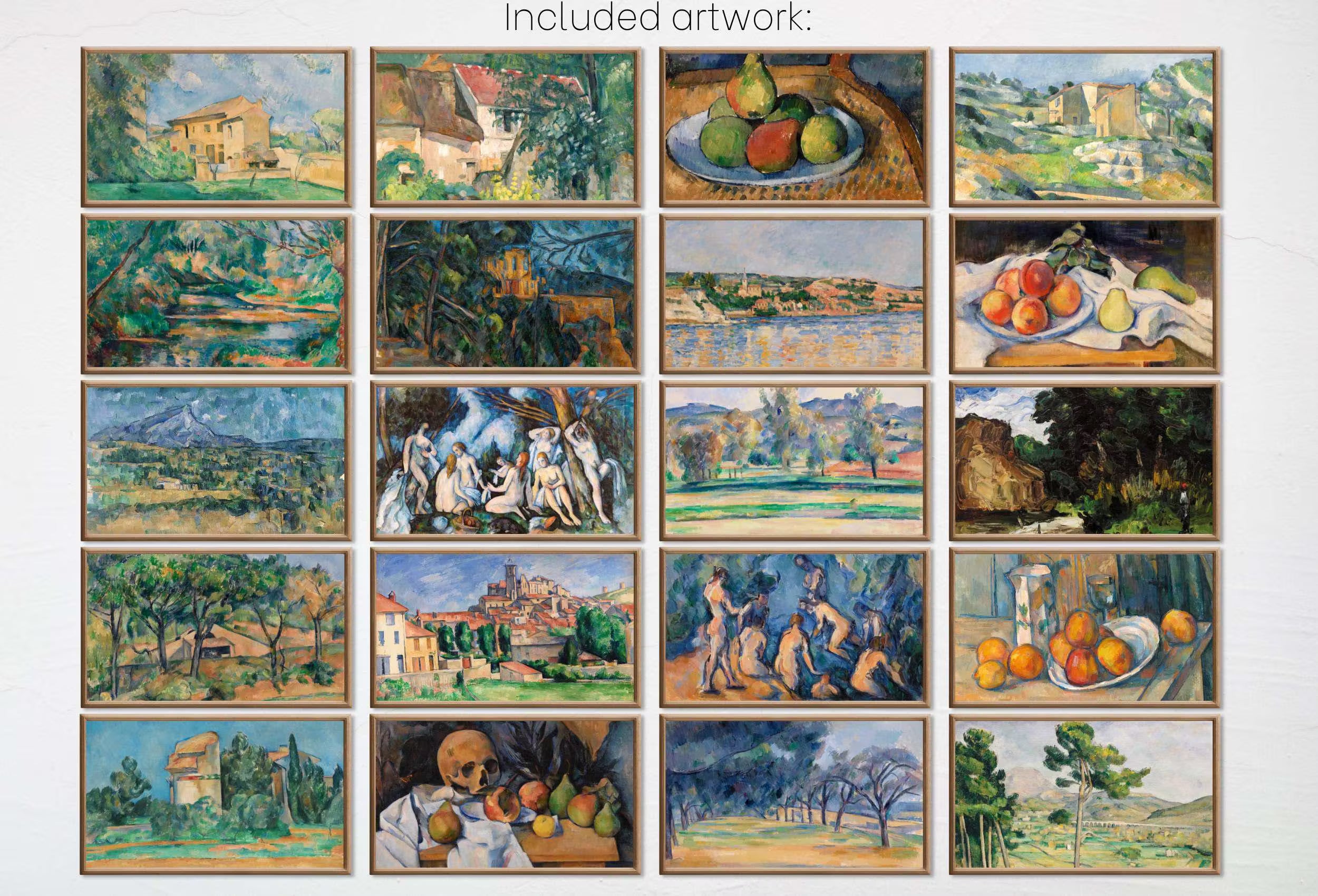 Cezanne Frame TV Art — Vintage Art Oil Paintings Impressionist Collection | Samsung Frame TV Art 4K HD