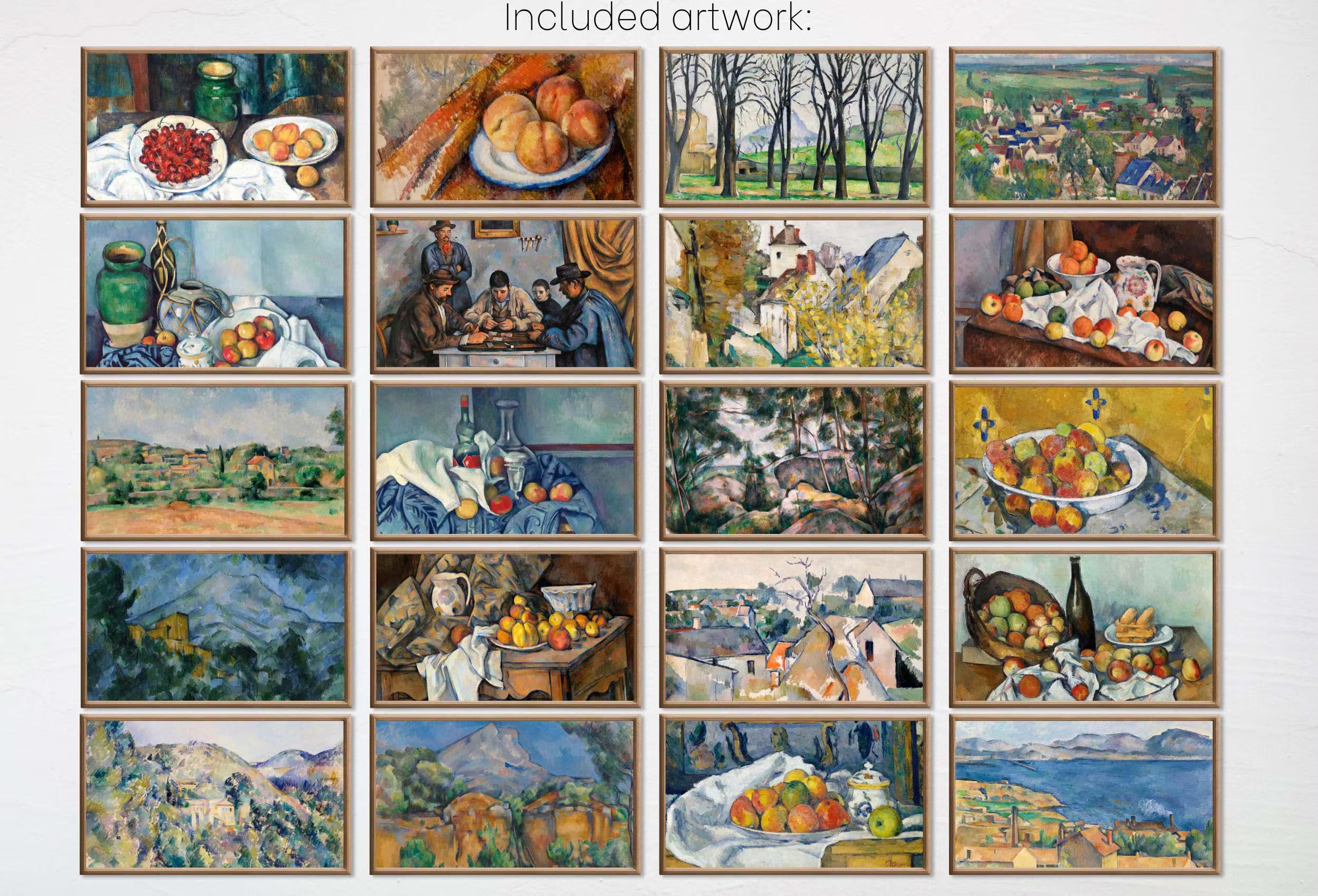 Cezanne Frame TV Art — Vintage Art Oil Paintings Impressionist Collection | Samsung Frame TV Art 4K HD