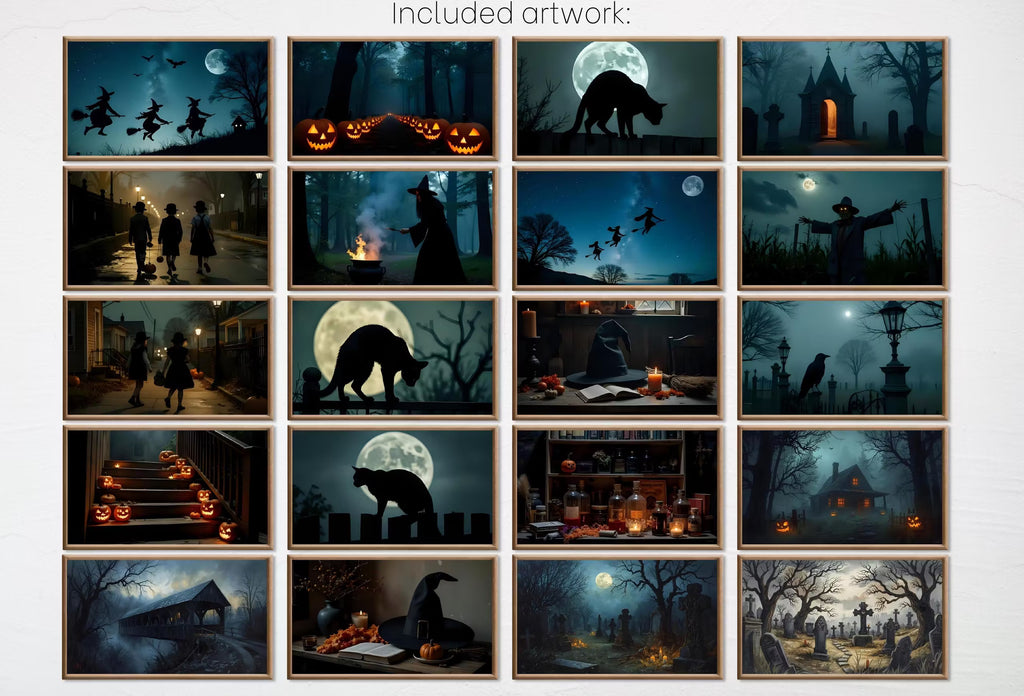 Frame TV Art Halloween Home Decor • Moody Wall Art • Haunted Mansion • Gothic Decor & Dark Academia • 4K/8K Digital Download