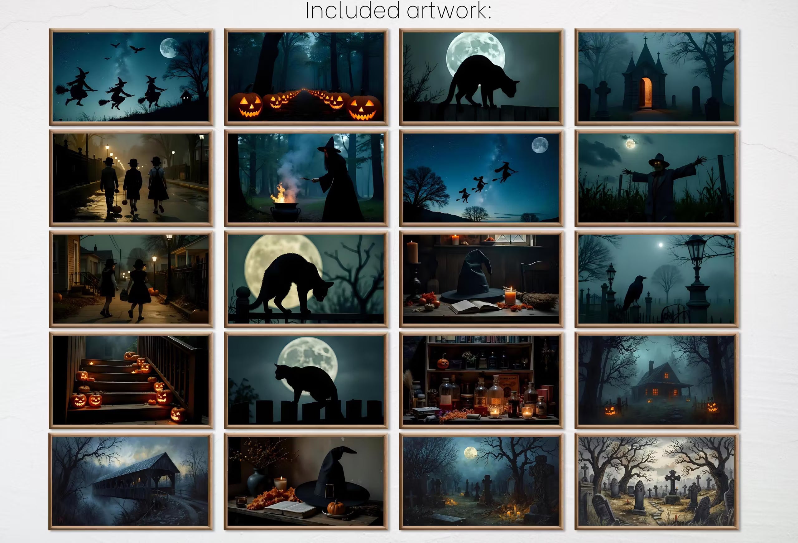 Frame TV Art Halloween Home Decor • Moody Wall Art • Haunted Mansion • Gothic Decor & Dark Academia • 4K/8K Digital Download