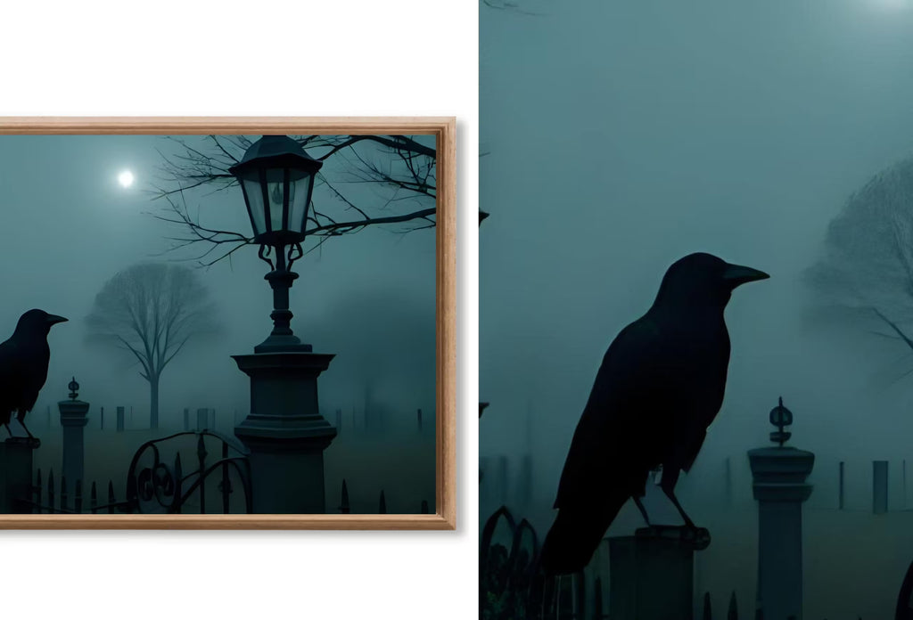 Frame TV Art Halloween Home Decor • Moody Wall Art • Haunted Mansion • Gothic Decor & Dark Academia • 4K/8K Digital Download