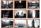 Black and White New York Digital Prints | Digital Wall Art | NYC Skyline, Brooklyn Urban Gallery Wall Set