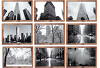 Black and White New York Digital Prints | Digital Wall Art | NYC Skyline, Brooklyn Urban Gallery Wall Set