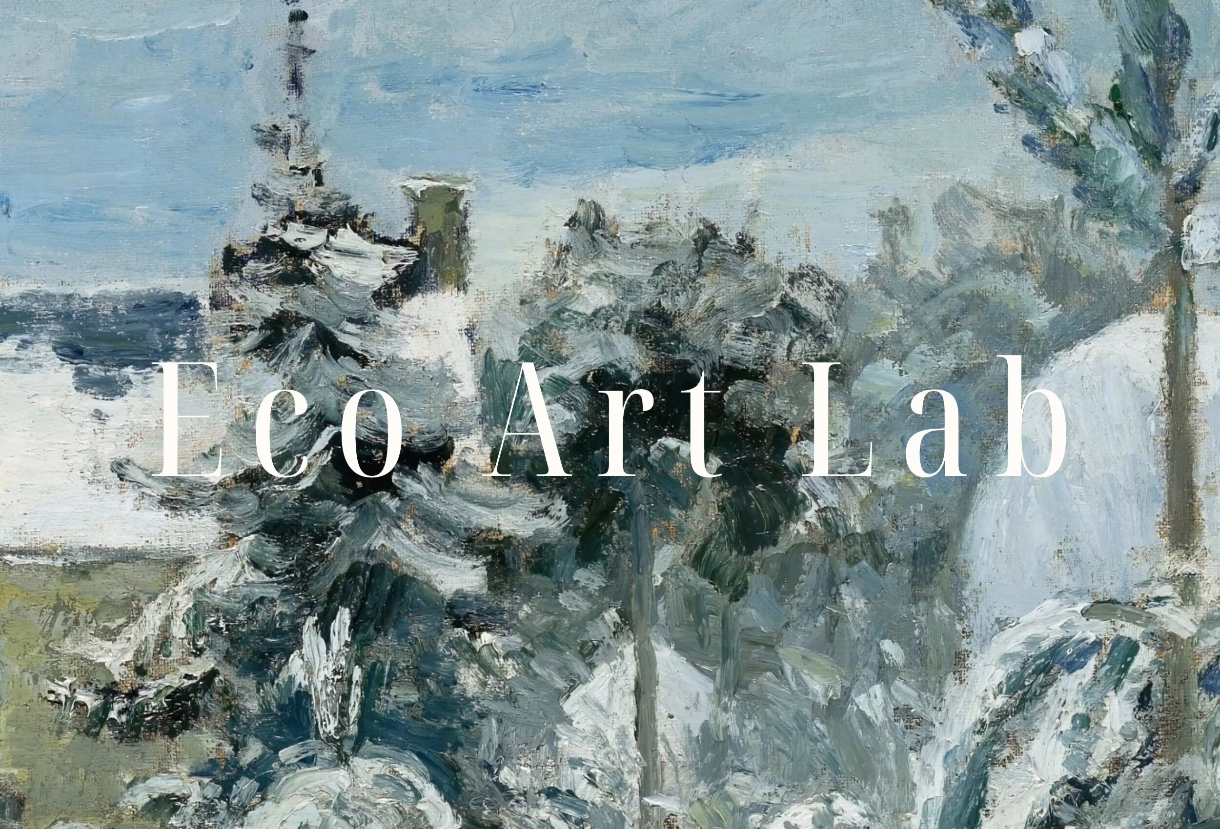 Snowy French Countryside Winter Landscape Vintage Painting. Printable Wall Art. Instant Download Snow Decor. Antique Oil Painting. Art Print