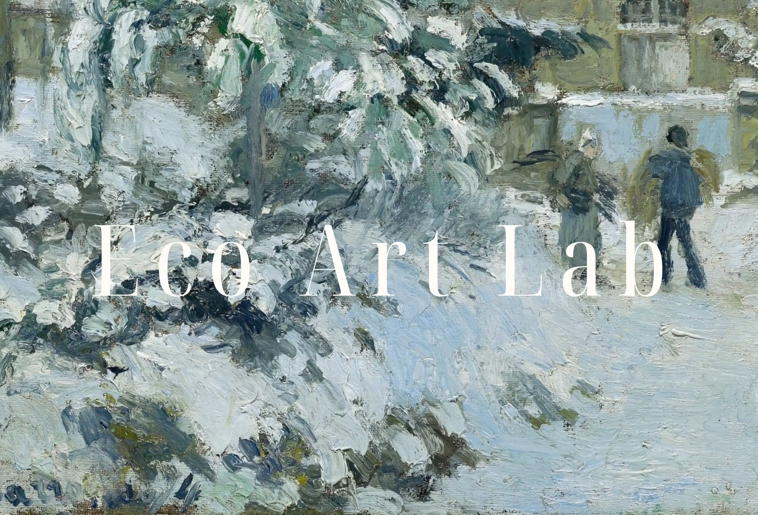 Snowy French Countryside Winter Landscape Vintage Painting. Printable Wall Art. Instant Download Snow Decor. Antique Oil Painting. Art Print