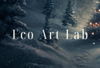 Winter Landscape - Christmas Tree in Forest - Printable Art
