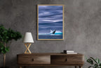 Humpback Whale Art Digital Painting Printable Wall Art. Instant Download Ocean Art, Digital Print Whale Poster. Whale Art Print