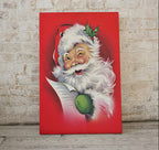 Vintage Santa Claus Illustration. Printable Wall Art