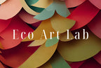 Pastel Colors Holiday Art. Paper Christmas Trees Print