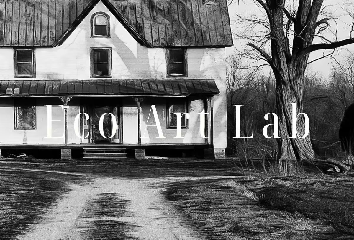 Abandoned Haunted House Halloween Print. Halloween Printable Wall Art. Scary Halloween Painting. Instant Download Art Print. Fall Decor