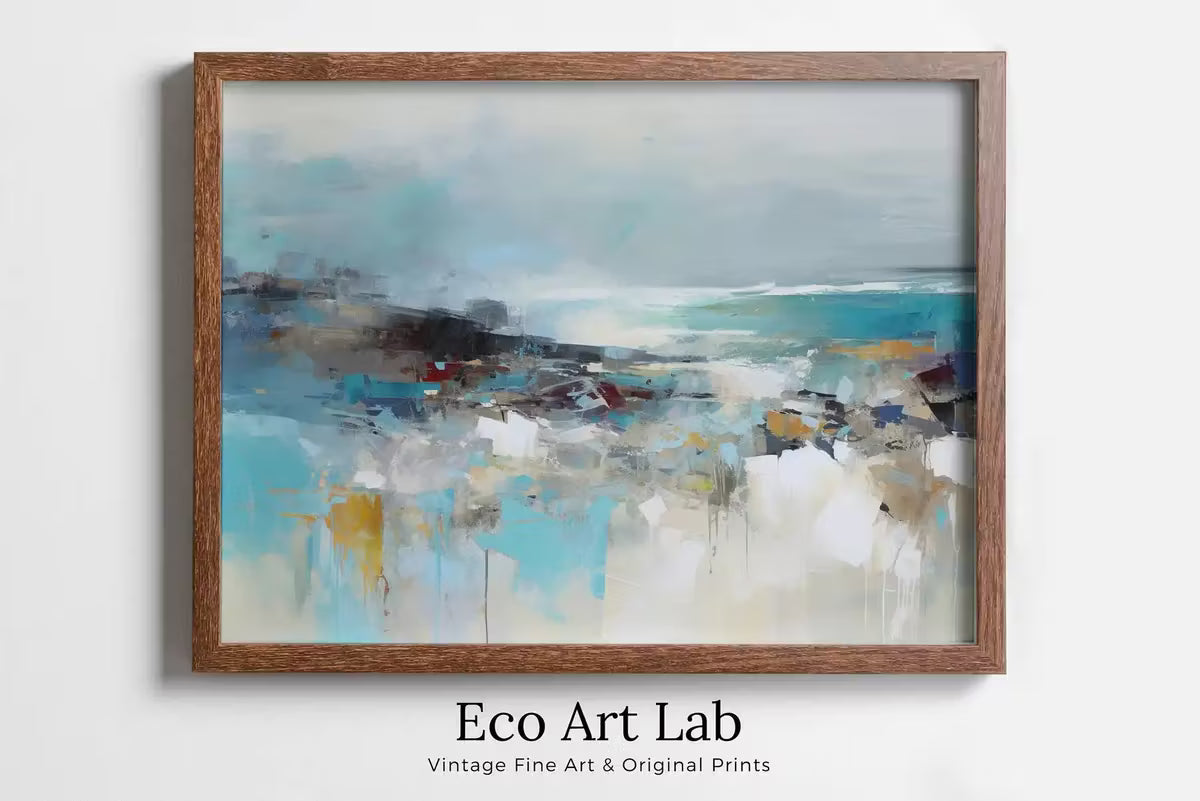 Abstract Art Acrylic Painting. Large WalArt Decor, Colorful Prints, Downloadable File for Office Decor Room Decor. Perfect Housewarming Gift