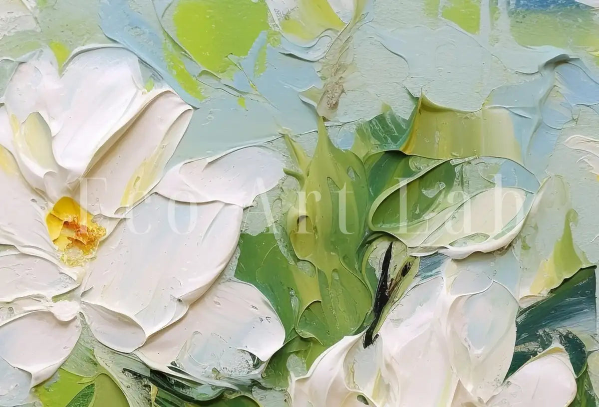 Second included artwork preview from Abstract Flowers Painting featuring various scenes. (variation 2)