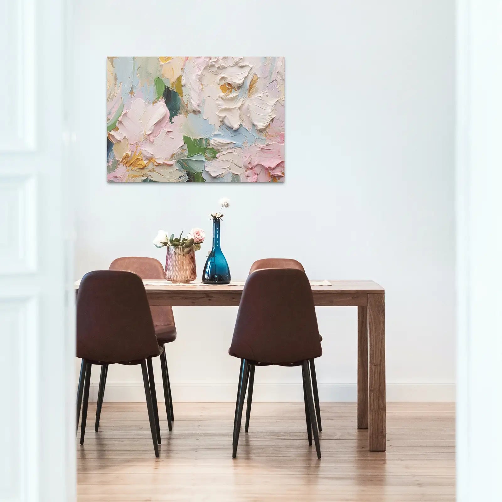 Abstract Flowers Painting | Printable Wall Art | Textured Wall Art | Vibrant Abstract Floral | Heavy Textured Painting | Floral Texture Art – Printable Wall Art Digital Download – Digital Download