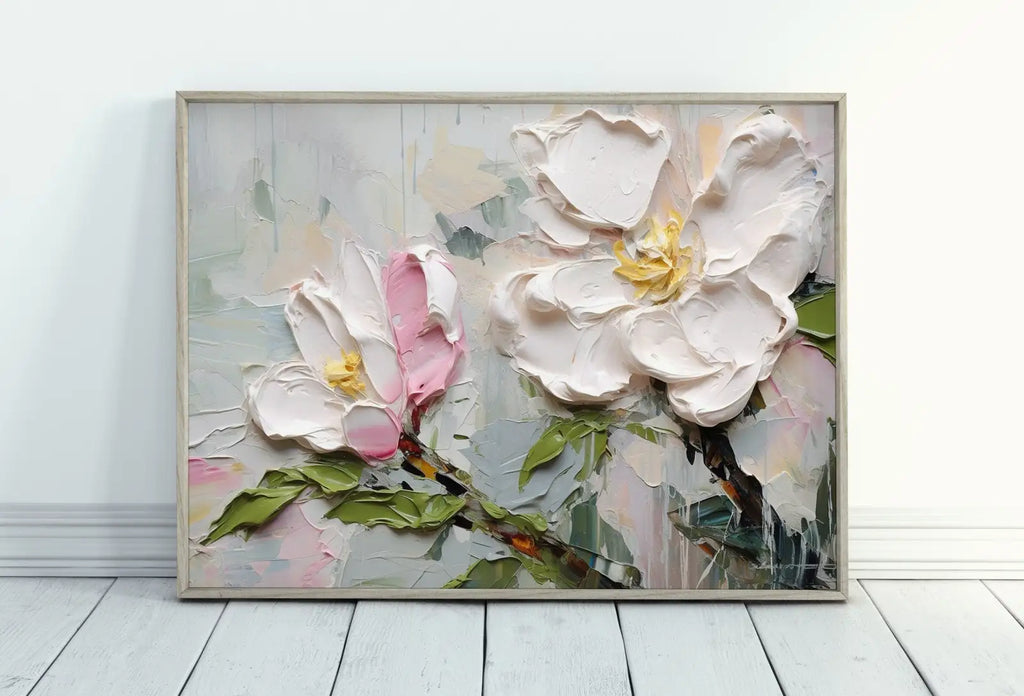 Second included artwork preview from Abstract Flowers Painting featuring various scenes. (variation 4)