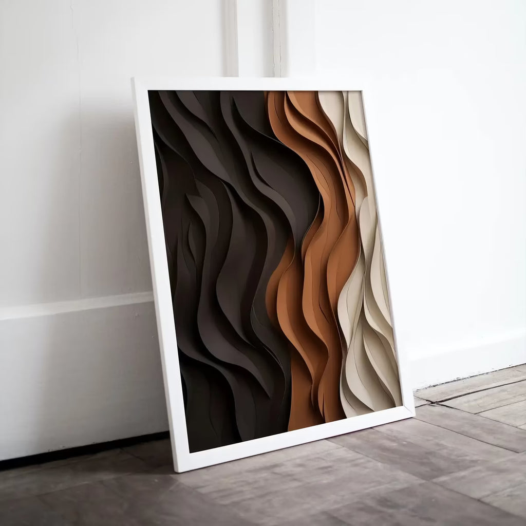 Abstract Painting 3D Texture Art Minimalist Boho Wall Art. Modern Contemporary Wall Art Print. Large Abstract Printable Art. Neutral Art – Printable Wall Art