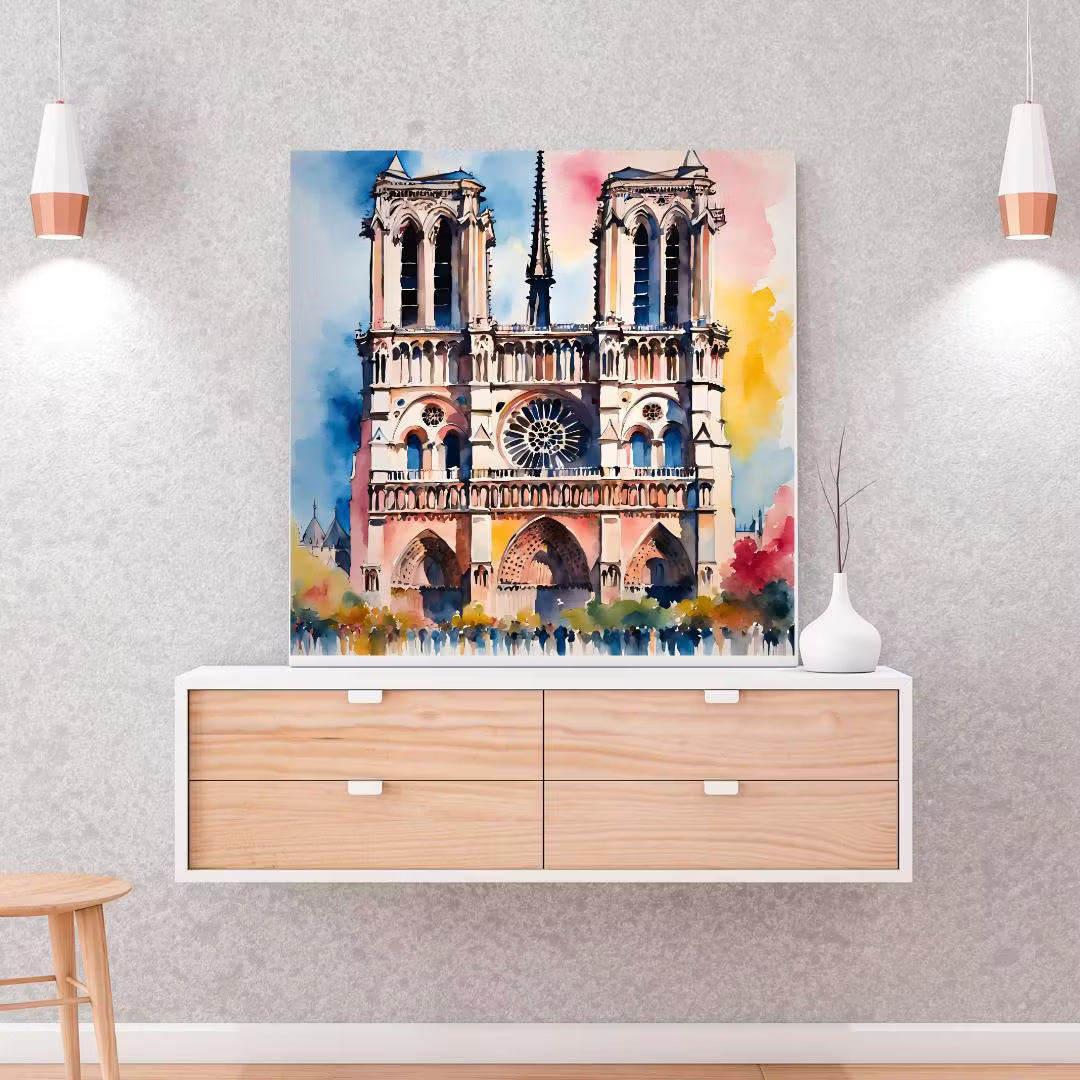 Abstract Painting Art | Colorful Wall Decor | Unique Square Printable Art for Modern Home – Printable Wall Art