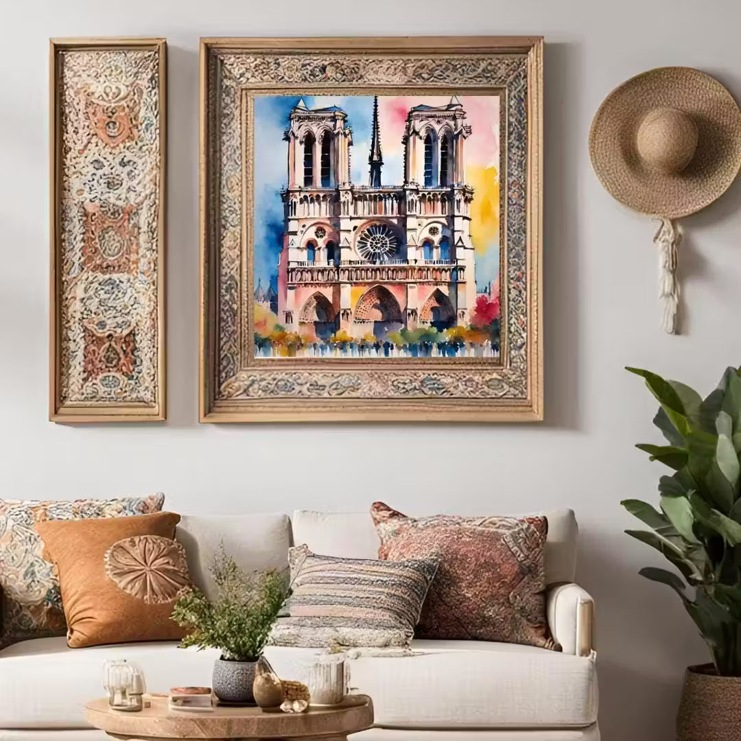 Abstract Painting Art | Colorful Wall Decor | Unique Square Printable Art for Modern Home – Printable Wall Art