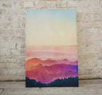 Abstract Wall Evening in the Mountains Art Digital Print. Abstract Print Instant Download Printable Wall Art Sunset Colors Minimalist Poster – Printable Wall Art Set