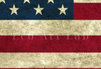 Detail view of artwork from American Flag Printable Wall Art. Patriotic Decor. USA Art. United States Flag Digital Download Art. Distressed Flag Printable Poster.. (variation 2)