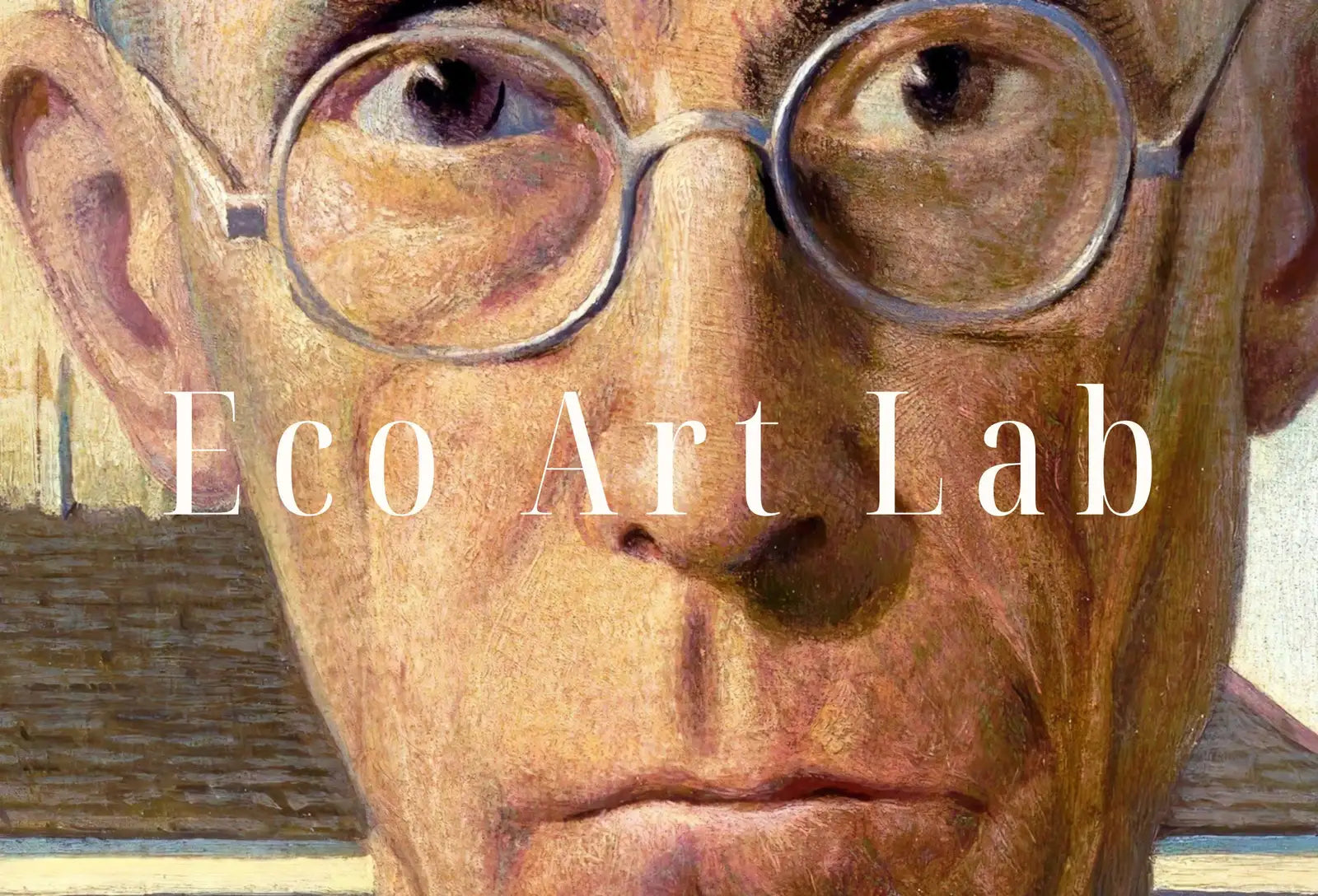 Detail view of artwork from American Gothic Famous Portrait Classic Painting. Vintage Downloadable Print. Famous Grant Wood Printable Vintage Art. Fine Art Print. (variation 1)