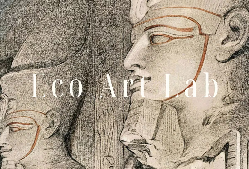 Ancient Egyptian Wall Art. Egyptian Temple Gods Statues. Egyptian Mythology Print. Printable Vintage Egyptian Architecture  – Printable Wall Art