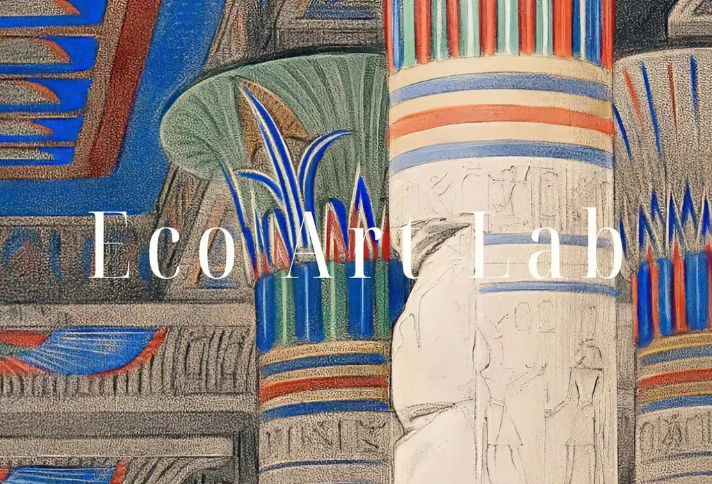 Ancient Egyptian Wall Art. Egyptian Temple of Philae Nubia. Egyptian Hieroglyphics. Printable Vintage Egyptian Architecture  – Printable Wall Art