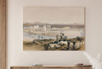 Second included artwork preview from Ancient Egyptian Wall Art. Island of Philae Vintage Landscape. Egyptian Art Print. Printable Art Vintage Egyptian Landscape Digital Download featuring various scenes.