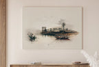 Second included artwork preview from Ancient Egyptian Wall Art. Island on the Nile. Egyptian Art Print. Antique Printable Wall Art. Vintage Egyptian Landscape. Digital Download featuring various scenes.