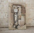 Ancient Egyptian Wall Art. Karnak Egyptian Temple Exterior. Egyptian Hieroglyphics Printable Vintage Egyptian Architecture  – Printable Wall Art