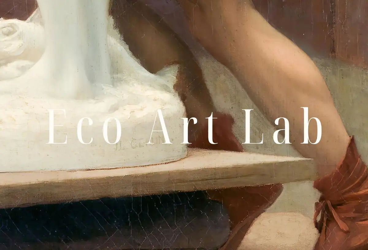 Second included artwork preview from Ancient Greek Mythology Art Pygmalion and Galatea Vintage Painting. Downloadable Nude Greek Goddess Art. Printable Vintage Art. Greek Decor featuring various scenes.