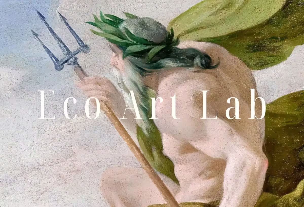 Ancient Greek Mythology Painting. Marine Gods Paying Homage to Love Vintage Famous Painting. Antique Greek Mythology Art Printable Digital – Printable Wall Art