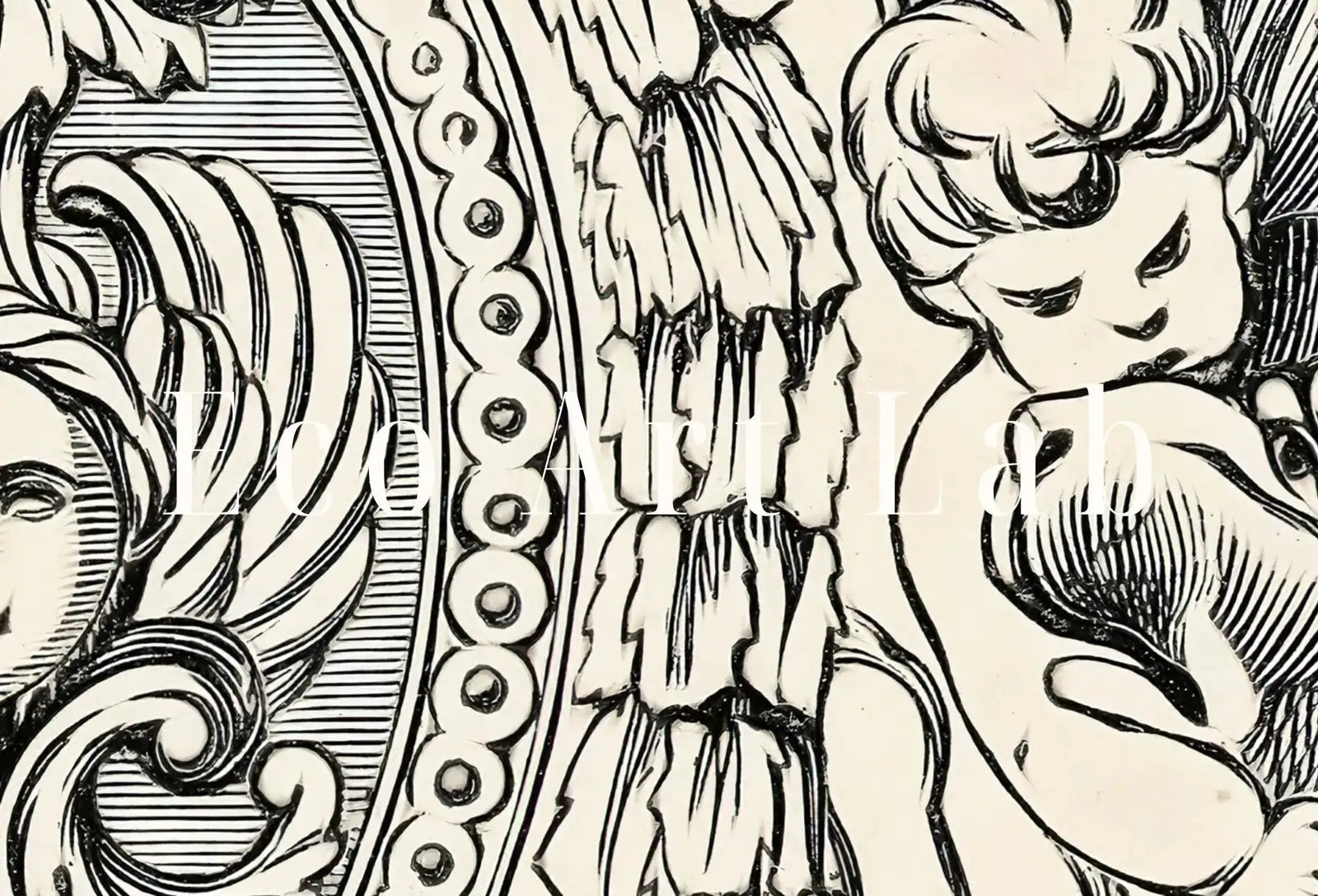Second included artwork preview from Ancient Mythology Pattern Painting Ornament Art. Vintage 19th Century Famous Illustration. Antique Mythology Art Printable Digital featuring various scenes.