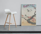 Included artwork preview showing first selection of artworks from Antique Vintage Japanese Art. Old Famous Birds and Tree Japanese Painting. Vintage Printable Bird Wall Art. Downloadable Japanese Poster.