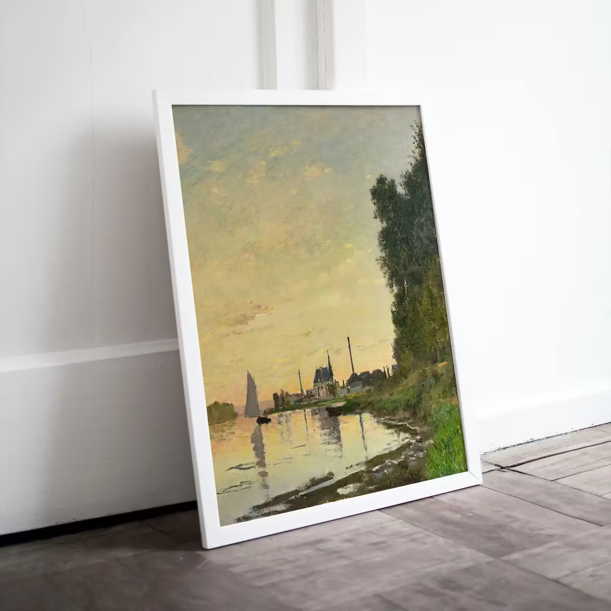 Argenteuil Late Afternoon Claude Monet Famous Painting. Instant Download Vintage Decor. Monet Landscape Printable Wall Art. Vintage Decor – Printable Wall Art