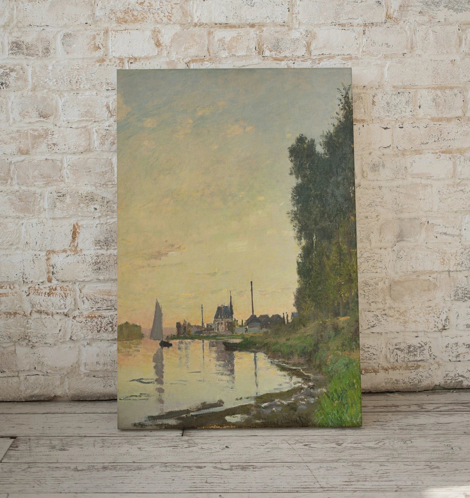 Second included artwork preview from Argenteuil Late Afternoon Claude Monet Famous Painting. Instant Download Vintage Decor. Monet Landscape Printable Wall Art. Vintage Decor featuring various scenes.