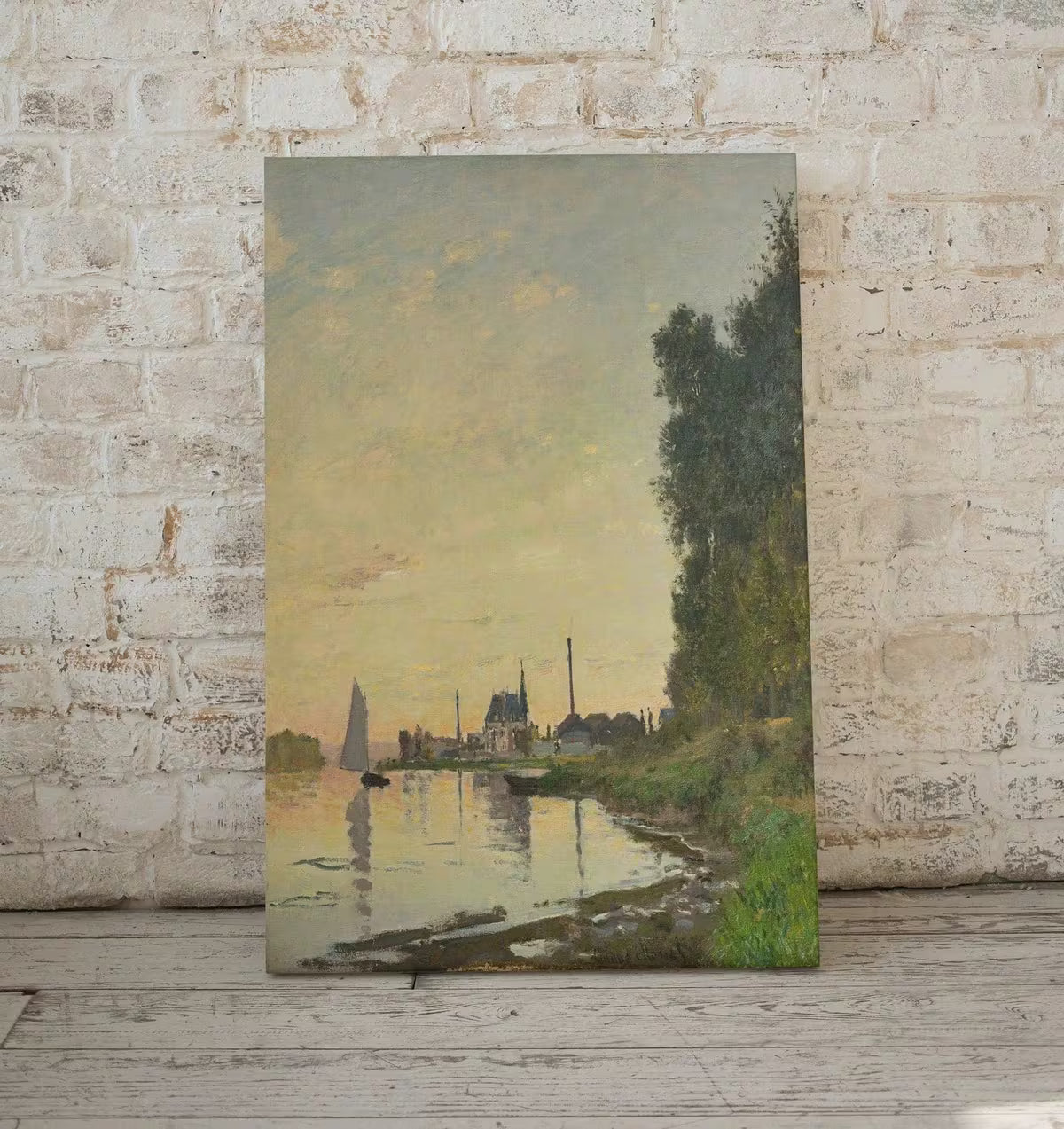 Argenteuil Late Afternoon Claude Monet Famous Painting. Instant Download Vintage Decor. Monet Landscape Printable Wall Art. Vintage Decor – Printable Wall Art