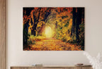 Autumn Forest View Landscape Digital Painting. Printable Fall Wall Art. Home or Office Decor, Nature Print Digital Art Instant Download – Printable Wall Art