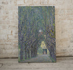 Detail view of artwork from Avenue in the Park Famous Gustav Klimt Painting Printable Wall Art. Instant Download Gustav Klimt Print. Vintage Poster. Art Nouveau Print. (variation 1)