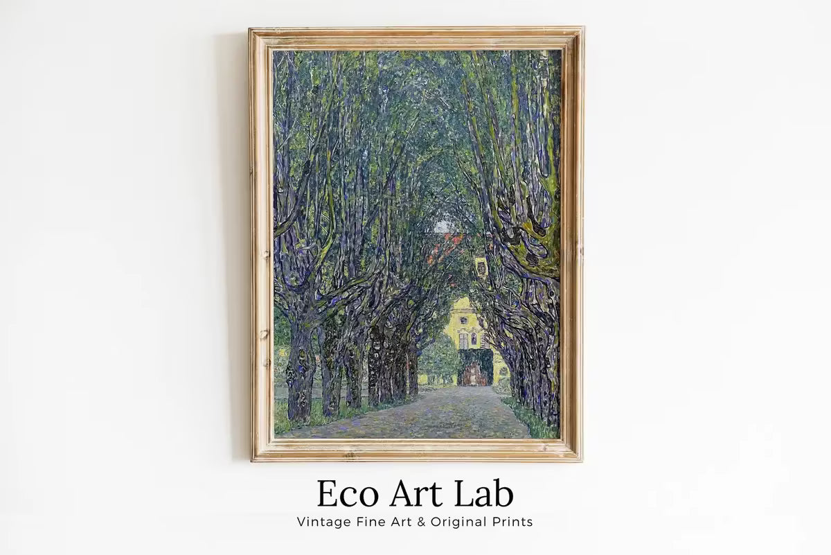 Avenue in the Park Famous Gustav Klimt Painting Printable Wall Art. Instant Download Gustav Klimt Print. Vintage Poster. Art Nouveau Print – Printable Wall Art