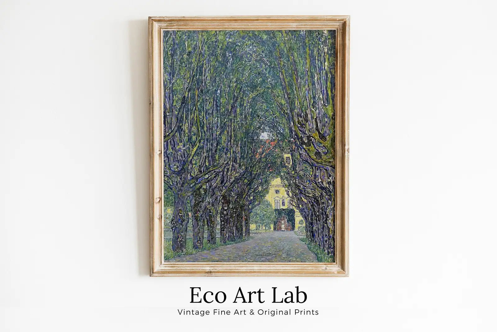 Framed view of Avenue in the Park Famous Gustav Klimt Painting Printable Wall Art. Instant Download Gustav Klimt Print. Vintage Poster. Art Nouveau Print – printable wall art digital download.