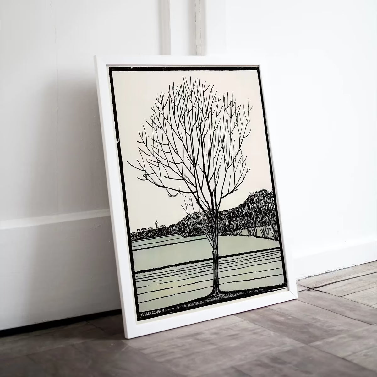 Bald Tree Vintage Art Nouveau Print Wall Art. Instant Download Print, Julie De Graag Printable Art. Art Nouveau Poster, Vintage Art Prints – Printable Wall Art