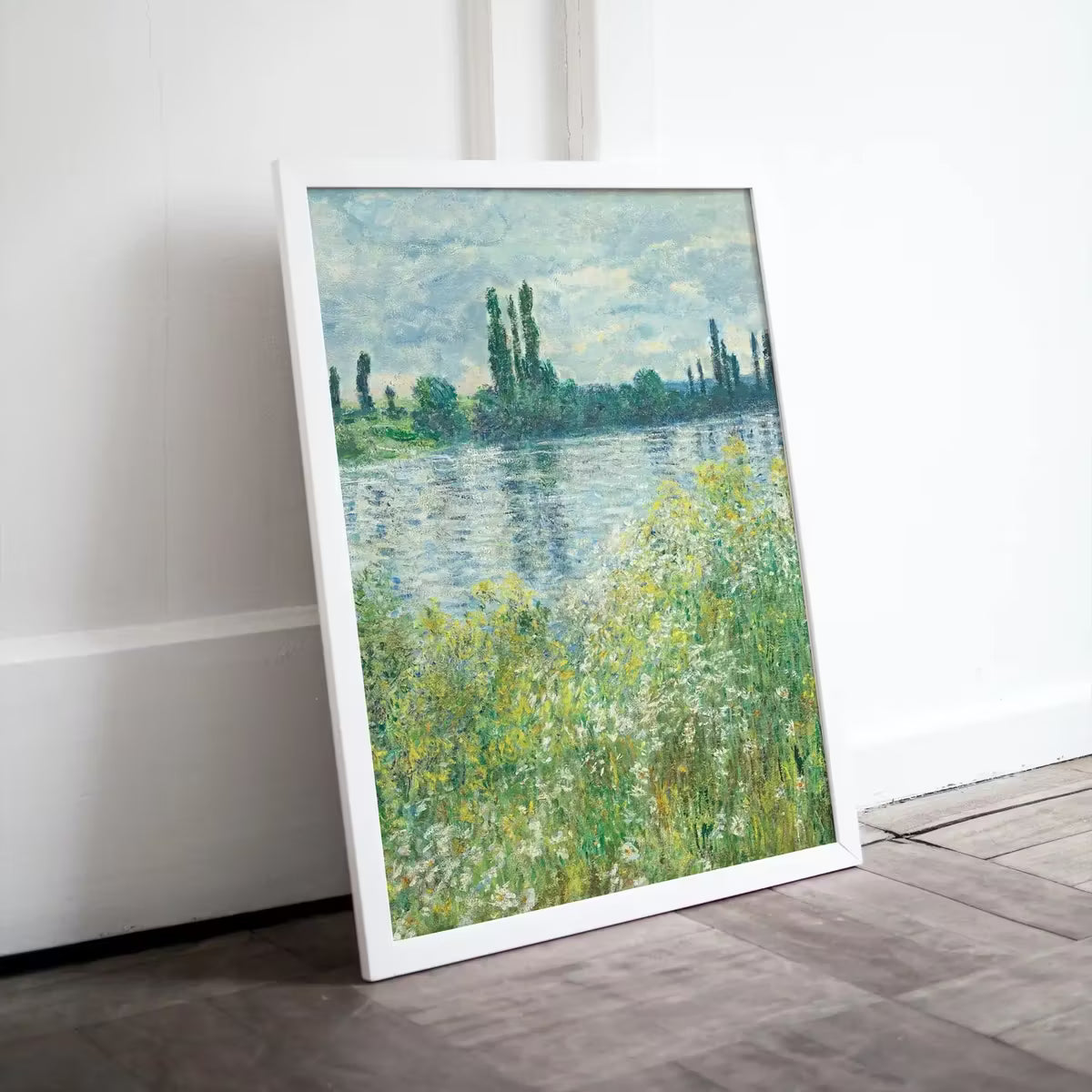 Banks of the Seine Claude Monet Painting Famous Monet Art. Instant Download Vintage Decor. Monet Landscape Printable Wall Art. Vintage Decor – Printable Wall Art