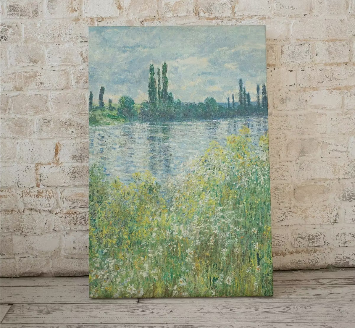 Banks of the Seine Claude Monet Painting Famous Monet Art. Instant Download Vintage Decor. Monet Landscape Printable Wall Art. Vintage Decor – Printable Wall Art