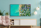 Beach Aerial View, art for Frame TV.  Art for TV. Coastal Wall Art. Beach Artwork for Samsung Frame – Frame TV  Art