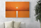 Included artwork preview showing first selection of artworks from Beach Sunset Wall Art Print. Instant Download Boho Abstract Sunset Poster. Digital Sunset Painting Abstract Wall Art. Coastal Landscape Art.