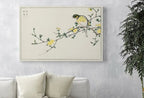 Bird on Plum Tree Vintage Japanese Painting. Japanese Wall Art Printable Poster. 19th Century Japanese Vintage Wall Art, Bird Asian Art – Printable Wall Art